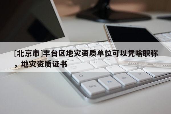 [北京市]豐臺區地災資質單位可以憑啥職稱，地災資質證書